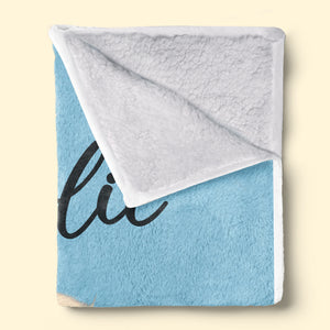 Couverture personnalisée avec photo « Tu es mon rayon de soleil » pour chien et chat – Cadeau de Noël pour les propriétaires et les amoureux des animaux