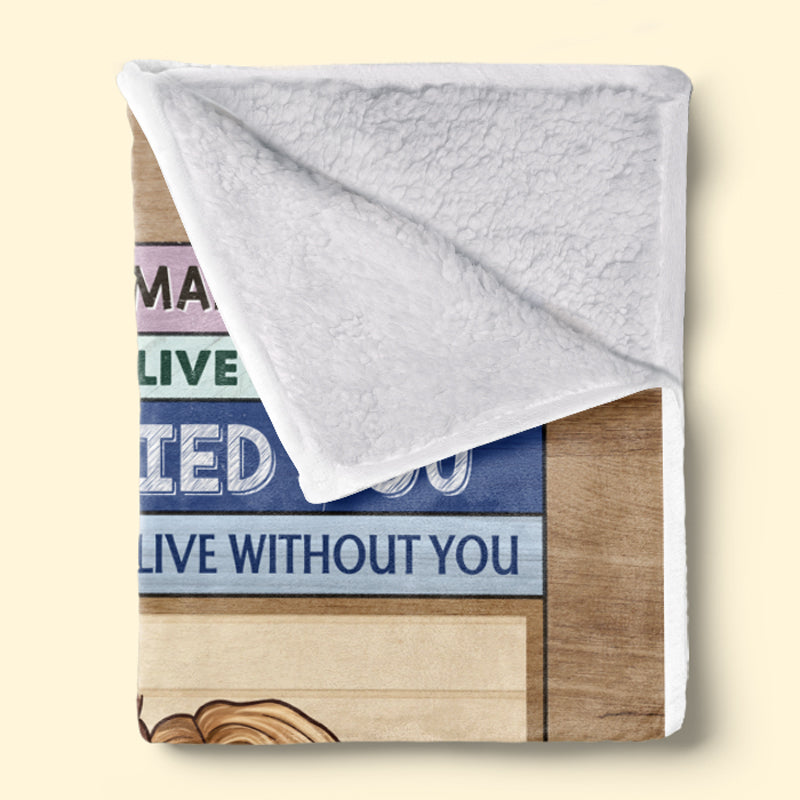 La seule personne que je veux à mes côtés - Couverture personnalisée pour couple - Cadeau pour mari et femme, anniversaire