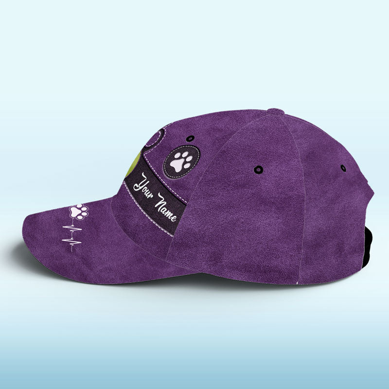 Photo personnalisée : l'amour d'un animal peut rendre même la pire journée meilleure - Chapeau personnalisé pour chien et chat, casquette classique à imprimé intégral - Cadeau pour propriétaires et amoureux des animaux