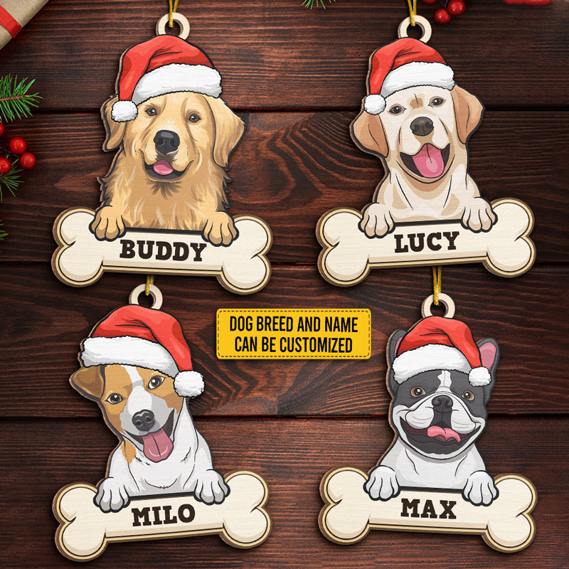 Une maison n'est pas un foyer sans un chien - Décoration personnalisée pour chien - Bois en forme personnalisée - Cadeau de Noël pour les propriétaires d'animaux et les amoureux des animaux