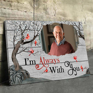 Custom Photo Until We Meet Again - Memorial Personalized Custom Horizontal Canvas - Sympathy Gift For Family Members