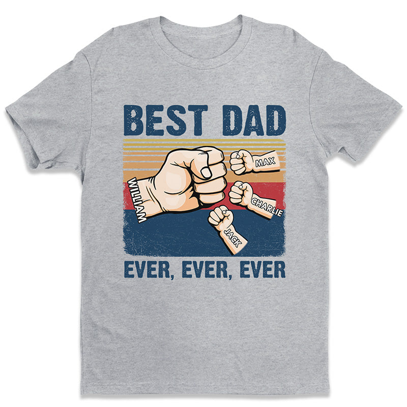 Papa, personne n'est meilleur que toi - T-shirt unisexe personnalisé pour la famille, sweat à capuche, sweat-shirt - Cadeau de fête des pères, d'anniversaire pour papa