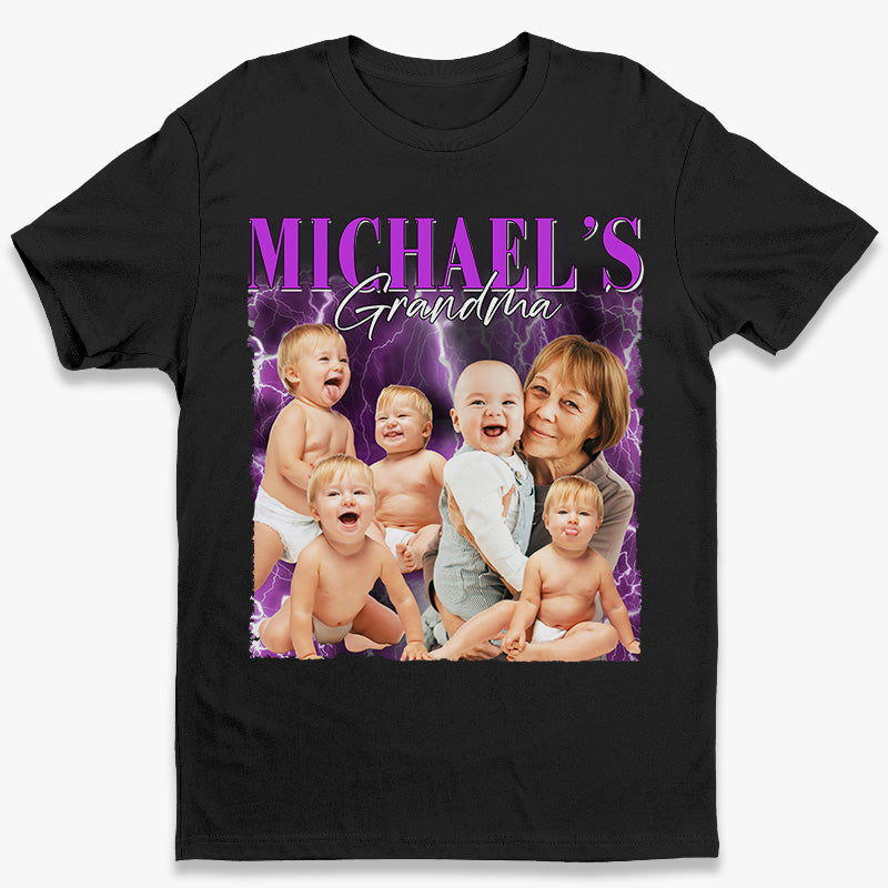 T-shirt, sweat à capuche et sweat-shirt unisexe personnalisé avec photo « L'amour maternel est la paix » - Cadeau pour la fête des mères et un anniversaire pour maman et grand-mère