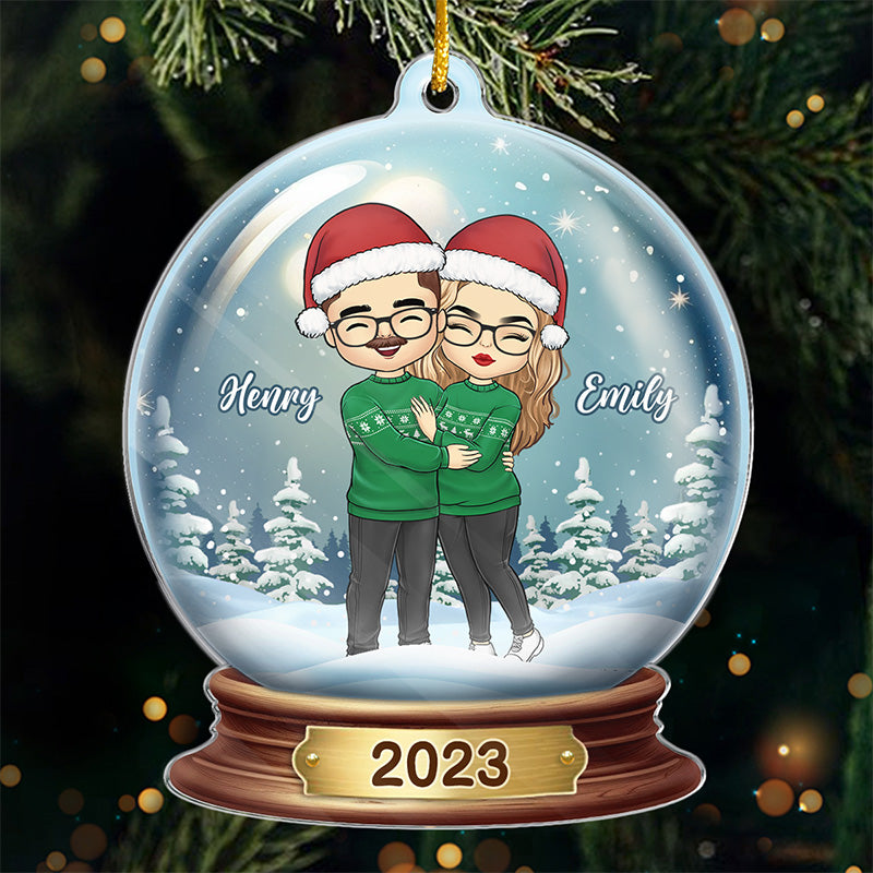 Tu as volé mon cœur - Ornement personnalisé pour couple - Forme personnalisée en acrylique - Cadeau de Noël pour mari et femme, anniversaire
