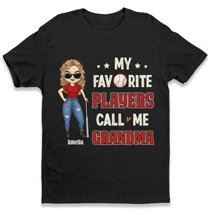 Mes joueurs préférés m'appellent maman - T-shirt unisexe personnalisé, sweat à capuche, sweat-shirt - Cadeau de fête des mères, d'anniversaire pour maman, grand-mère
