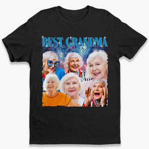 T-shirt, sweat à capuche et sweat-shirt unisexe personnalisé avec photo « Meilleure grand-mère de tous les temps » - Cadeau pour grand-mère