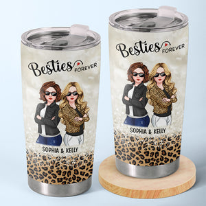 Always My Best Friend - Bestie Personalized Custom Tumbler - Christmas Gift For Best Friends, BFF, Sisters