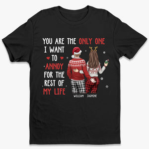 Nous serions un couple normal - T-shirt unisexe personnalisé, sweat à capuche, sweat-shirt - Cadeau de Noël pour mari et femme, anniversaire