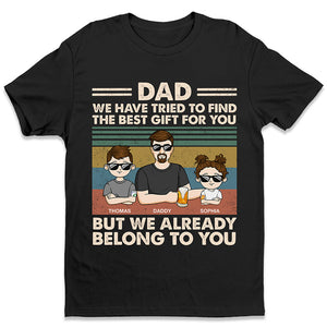 C'est génial, grand-père appartient à - T-shirt unisexe personnalisé, sweat à capuche, sweat-shirt - Cadeau pour papa, grand-père