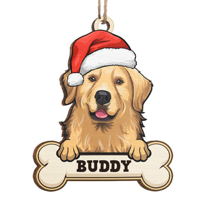 Une maison n'est pas un foyer sans un chien - Décoration personnalisée pour chien - Bois en forme personnalisée - Cadeau de Noël pour les propriétaires d'animaux et les amoureux des animaux