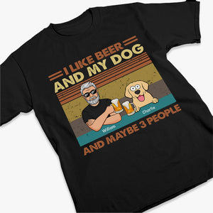 J'aime le café et mes chiens - T-shirt unisexe personnalisé, sweat à capuche, cadeau pour les propriétaires d'animaux et les amoureux des animaux