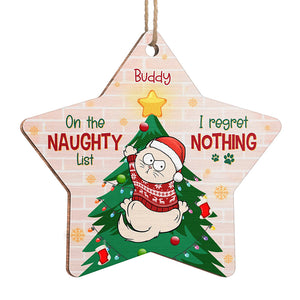 Cat Is Only One Star In This House - Cat Personalized Custom Ornament - Wood Custom Shaped - Christmas Gift For Pet Owners, Pet Lovers