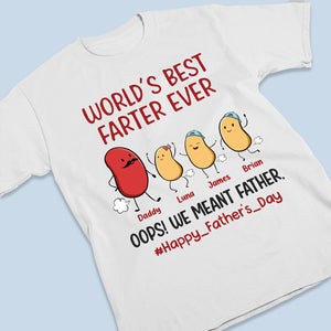 World's Best Farter Ever - Family Personalized Custom Unisex Patriotic T-shirt, Hoodie, Sweatshirt - Father's Day, Birthday Gift For Dad