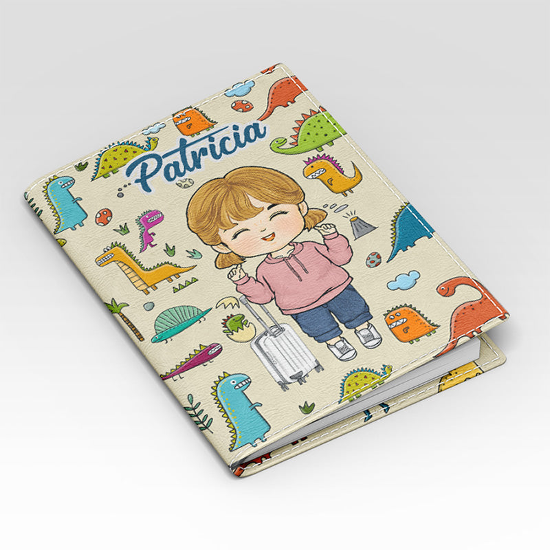Tout ce dont vous avez besoin, c'est d'amour et d'un passeport - Étui de passeport personnalisé, porte-passeport - Cadeau de vacances, cadeau pour les amateurs de voyages d'aventure