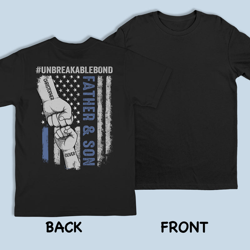 Mon père est le meilleur papa - T-shirt unisexe personnalisé pour la famille, sweat à capuche, sweat-shirt - Cadeau de fête des pères, d'anniversaire pour papa