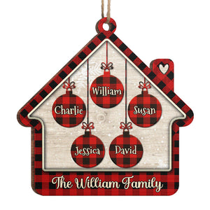 Ensemble, nous ne faisons qu'un - Ornement personnalisé pour la famille - Forme en bois personnalisée - Cadeau de Noël pour les membres de la famille