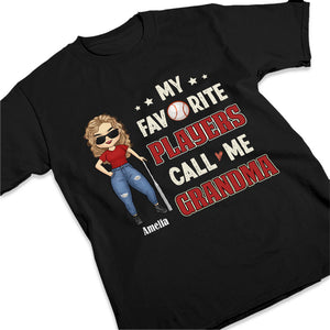 Mes joueurs préférés m'appellent maman - T-shirt unisexe personnalisé, sweat à capuche, sweat-shirt - Cadeau de fête des mères, d'anniversaire pour maman, grand-mère