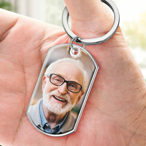 Porte-clés personnalisé avec photo « Tu me manques plus que les mots ne peuvent le dire » - Cadeau de condoléances pour les membres de la famille