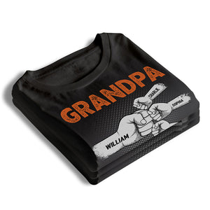Les meilleurs papas sont promus grand-père - T-shirt, sweat à capuche et sweat-shirt unisexe personnalisé pour la famille - Cadeau de fête des pères et d'anniversaire pour grand-père