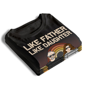 Mon papa génial - T-shirt, sweat à capuche et sweat-shirt unisexe personnalisé pour la famille - Cadeau d'anniversaire pour papa