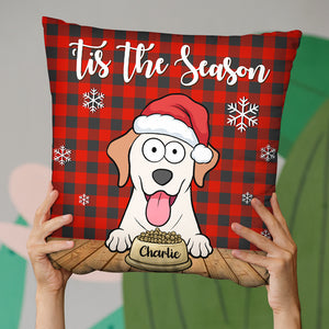 Feliz Navidog - Coussin personnalisé pour chien - Cadeau de Noël pour propriétaires et amoureux des animaux