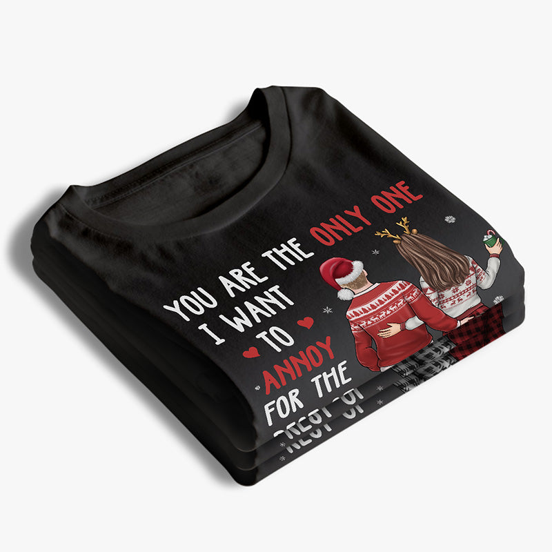 Nous serions un couple normal - T-shirt unisexe personnalisé, sweat à capuche, sweat-shirt - Cadeau de Noël pour mari et femme, anniversaire