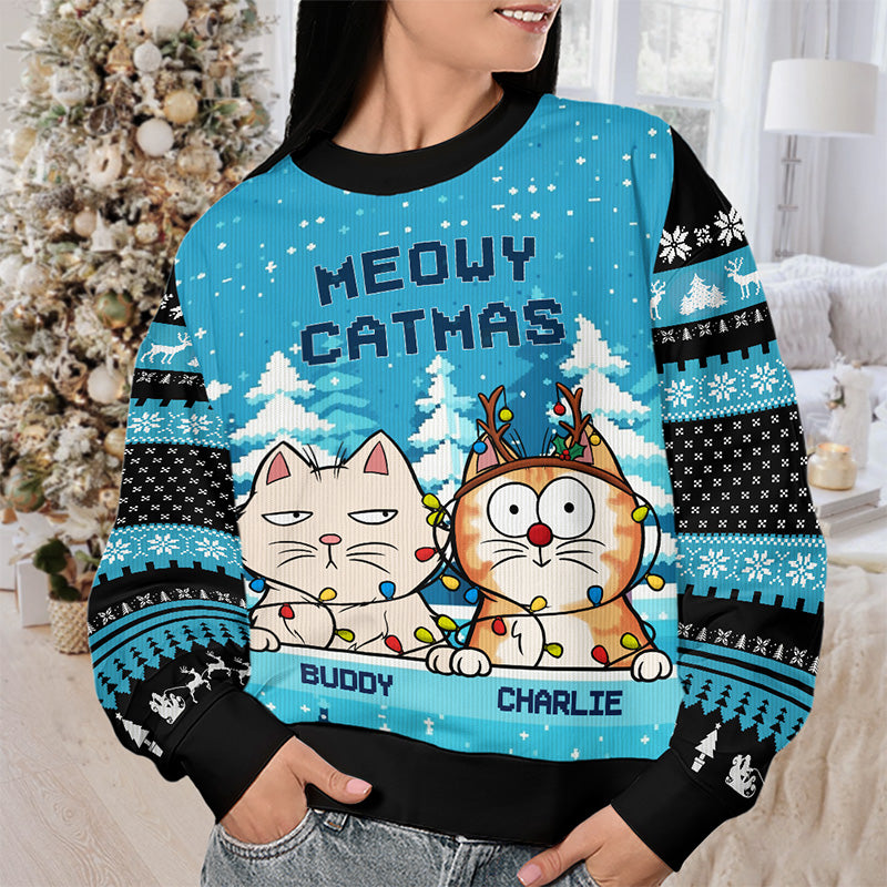 Les chiens rendent nos vies plus complètes - Sweat-shirt personnalisé pour chien et chat - Pull unisexe en laine - Cadeau de Noël pour propriétaires et amoureux des animaux