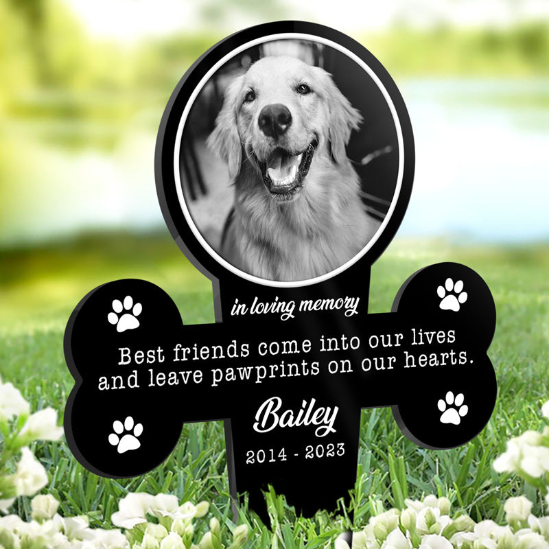 Custom Photo I Loved You Your Whole Life - Memorial Personalized Custom Acrylic Garden Stake - Sympathy Gift, Gift For Pet Owners, Pet Lovers