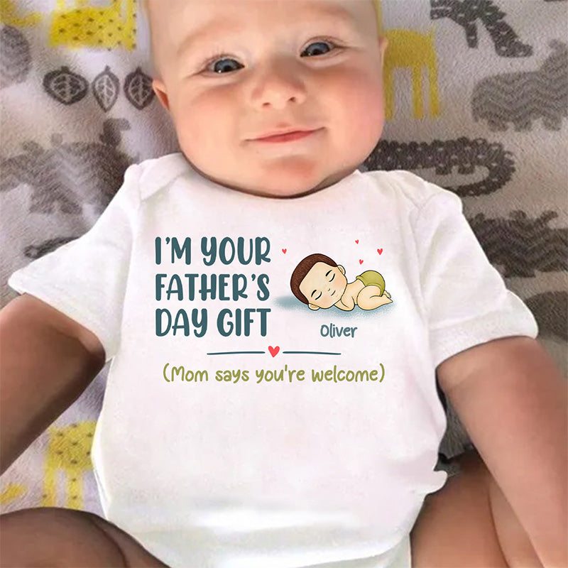 Cadeau de fête des pères « Je suis ton père » - Body bébé personnalisé pour la famille - Cadeau de fête des pères, cadeau de baby shower, cadeau pour le premier papa