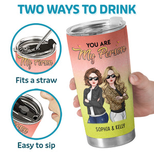 Ensemble, on y arrive ! Gobelet personnalisé pour meilleure amie ! Cadeau pour les meilleures amies, les meilleures amies et les sœurs