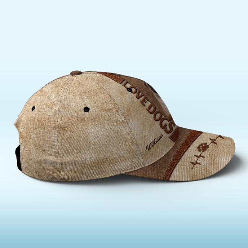 Photo personnalisée « La vie est meilleure avec de la fourrure rose bébé » – Chapeau personnalisé pour chien et chat, casquette classique à imprimé intégral – Nouveauté, cadeau pour propriétaires et amoureux des animaux