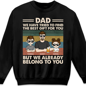 C'est génial, grand-père appartient à - T-shirt unisexe personnalisé, sweat à capuche, sweat-shirt - Cadeau pour papa, grand-père
