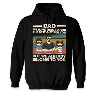 C'est génial, grand-père appartient à - T-shirt unisexe personnalisé, sweat à capuche, sweat-shirt - Cadeau pour papa, grand-père