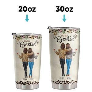 J'aime que tu sois mon âme sœur - Gobelet personnalisé Bestie - Cadeau pour meilleures amies, BFF, sœurs