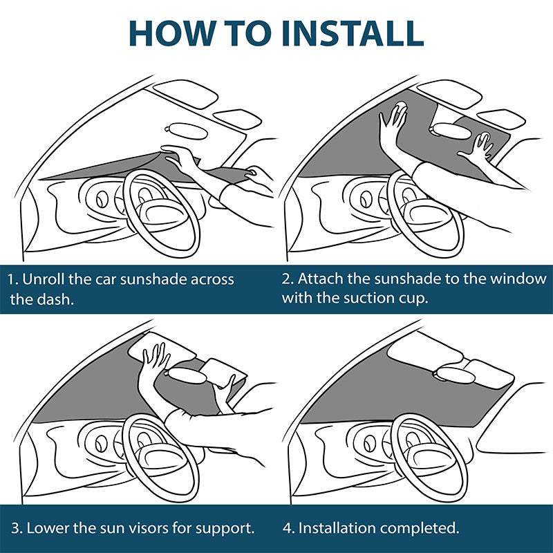 Life Is Better With The Dogs - Dog Personalized Custom Auto Windshield Sunshade, Car Window Protector - Gift For Pet Owners, Pet Lovers