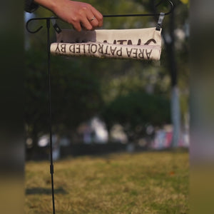 Amour féroce, garde intrépide – Drapeau personnalisé pour chien – Cadeau pour propriétaires et amoureux des animaux