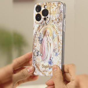 In Love And Faith - Family Personalized Custom 3D Inflated Effect Printed Clear Phone Case - Gift For Yourself, Best Friends, Siblings, Family Members