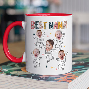 Mug personnalisé avec photo « Meilleure grand-mère de tous les temps » - Cadeau d'anniversaire pour maman et grand-mère