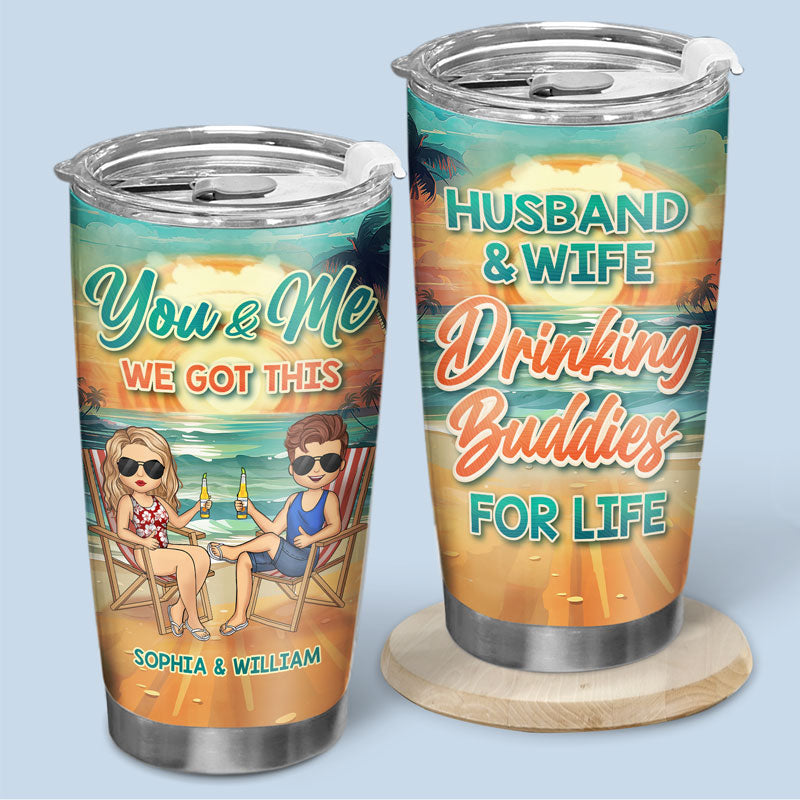 Toi et moi, on a ça - Verre personnalisé pour couple - Cadeau pour mari et femme, anniversaire