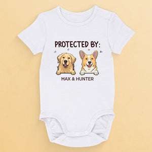 Body bébé personnalisé - Cadeaux de baby shower personnalisés, révélation du sexe du bébé pour les nouvelles mamans, les nouveaux papas, les nouveaux parents, les amoureux des chiens et des chats - Les amis de nos petits bébés