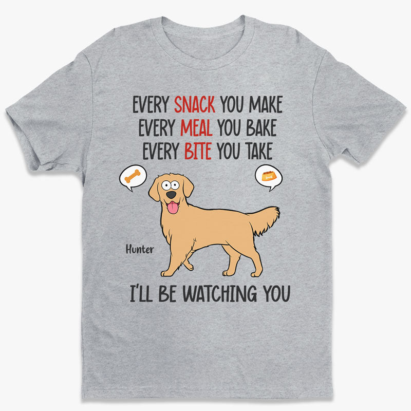 Nous vous surveillerons - T-shirt unisexe personnalisé pour chien, sweat à capuche, sweat-shirt - Cadeau pour les propriétaires d'animaux et les amoureux des animaux