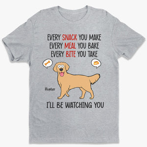 Nous vous surveillerons - T-shirt unisexe personnalisé pour chien, sweat à capuche, sweat-shirt - Cadeau pour les propriétaires d'animaux et les amoureux des animaux
