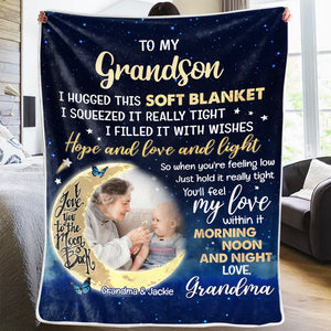 Photo personnalisée, vous ressentirez mon amour en elle - Couverture personnalisée familiale - Cadeau de Noël de maman, grand-mère
