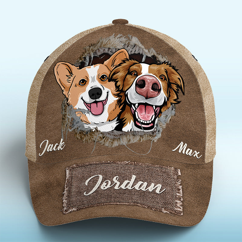 Mes petits chiens - Casquette personnalisée pour chien, casquette classique à imprimé intégral - Cadeau pour propriétaires et amoureux des animaux