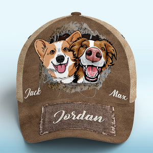 Mes petits chiens - Casquette personnalisée pour chien, casquette classique à imprimé intégral - Cadeau pour propriétaires et amoureux des animaux