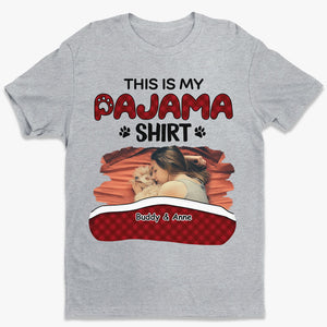 Look photo personnalisé, c'est mon pyjama - T-shirt unisexe personnalisé pour chien et chat, sweat à capuche, sweat-shirt - Cadeau pour les amoureux des animaux, propriétaires d'animaux