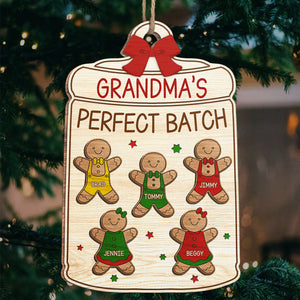 Pain d'épices et épices - Décoration familiale personnalisée - Forme en bois personnalisée - Cadeau de Noël pour les membres de la famille