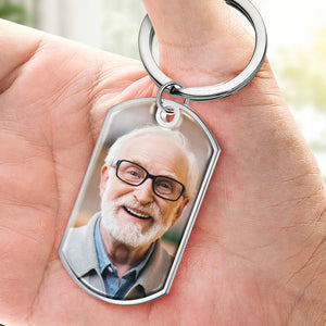 Porte-clés photo personnalisé « Jusqu'à ce que je te revoie » - Cadeau de condoléances pour les membres de la famille