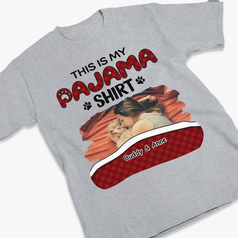 Look photo personnalisé, c'est mon pyjama - T-shirt unisexe personnalisé pour chien et chat, sweat à capuche, sweat-shirt - Cadeau pour les amoureux des animaux, propriétaires d'animaux