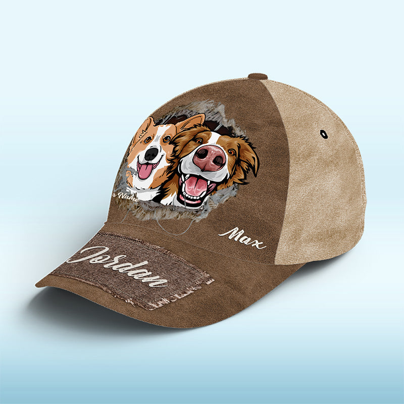 Mes petits chiens - Casquette personnalisée pour chien, casquette classique à imprimé intégral - Cadeau pour propriétaires et amoureux des animaux